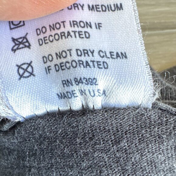 Woodstock Festival Vintage 90s T Shirt Mens XL EM Great Entertainment Black Crow - Picture 4 of 11